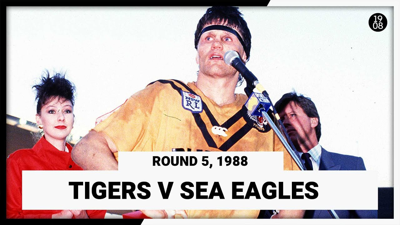 Balmain Tigers v Manly Warringah Sea Eagles | Round 5, 1988 | Match Replay | NRL Throwback