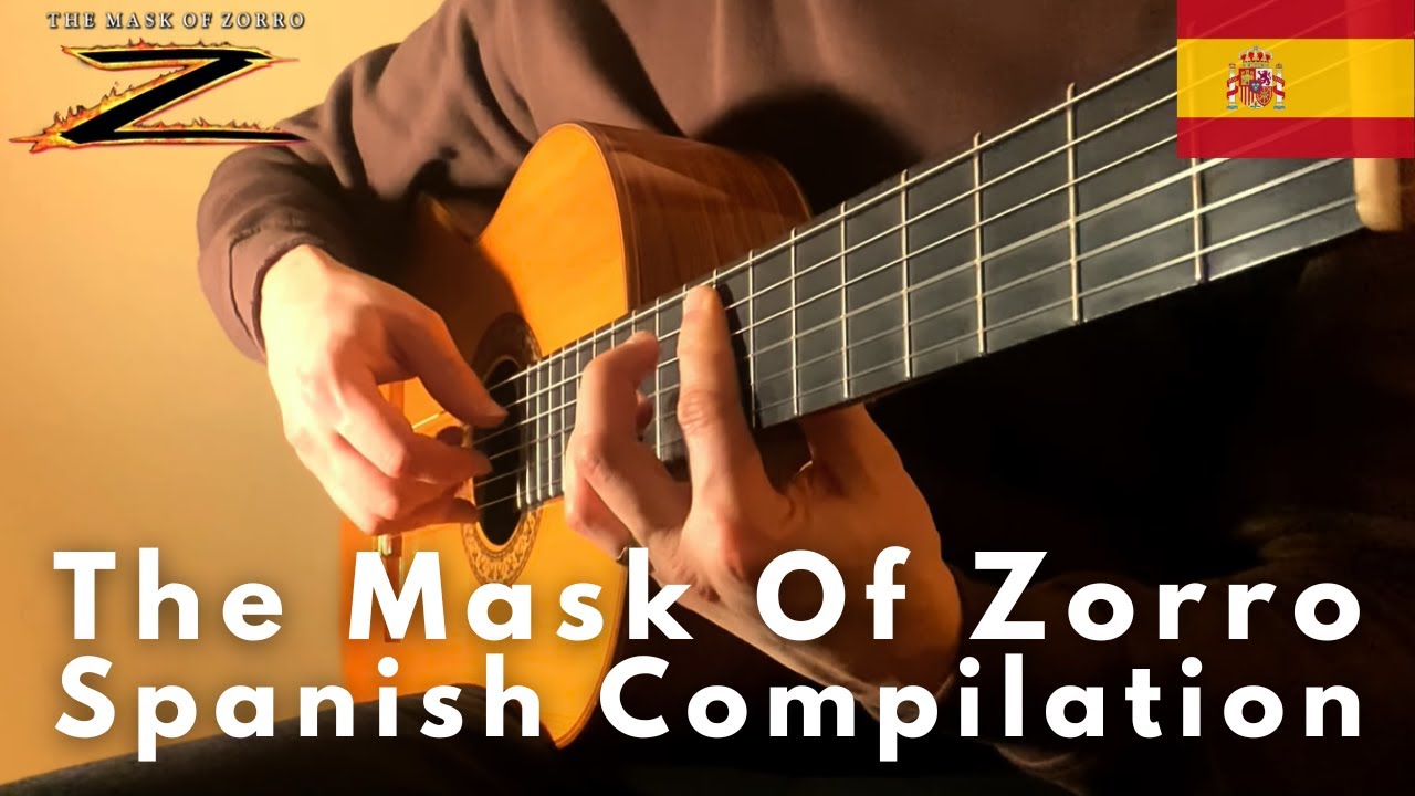 The Mask Of Zorro | Spanish Tango, Malaguena & Zorro's Theme for Classical Guitar (Flamenco)