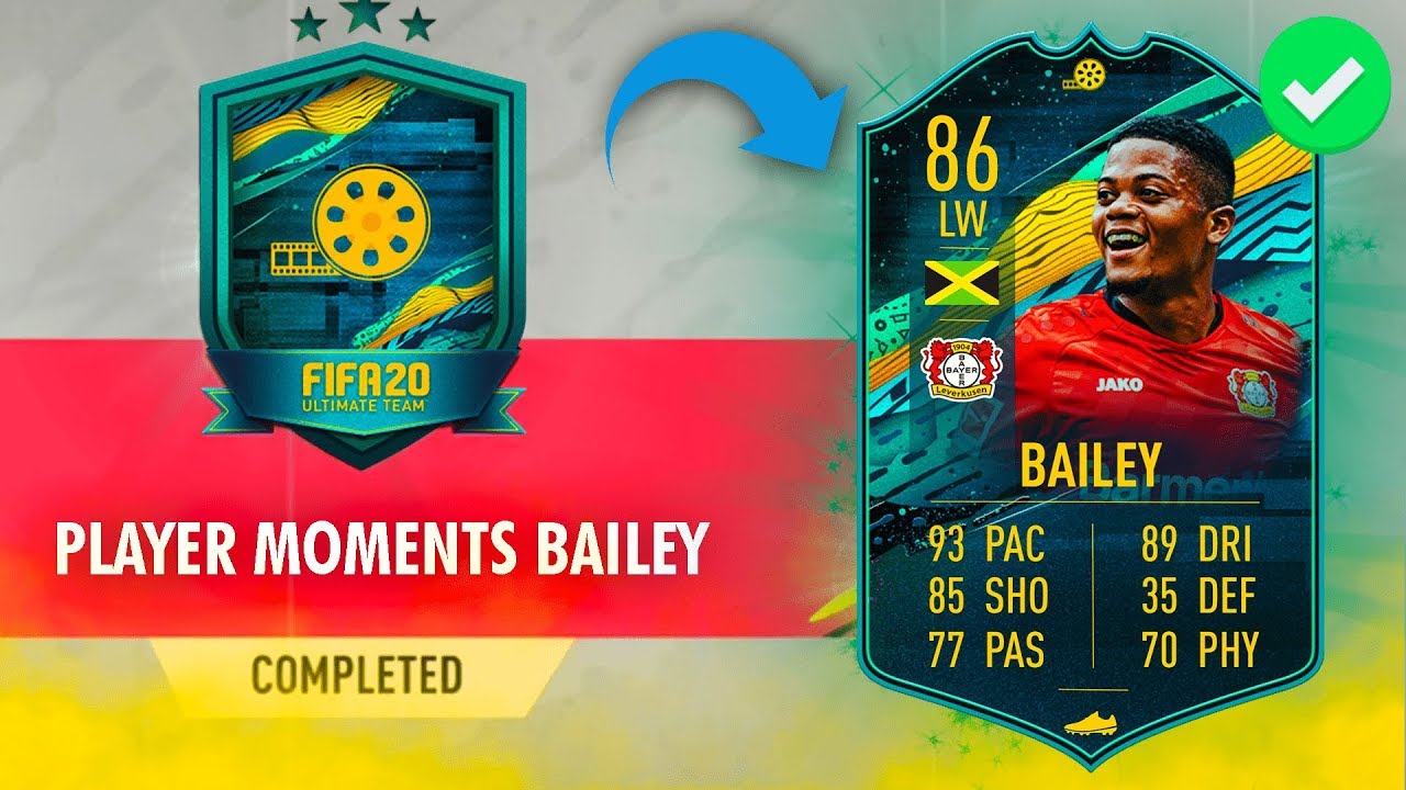 86 'PLAYER MOMENTS' BAILEY SBC CHEAPEST SOLUTION - #FIFA20 86 Leon Bailey Player Moments SBC Cheap