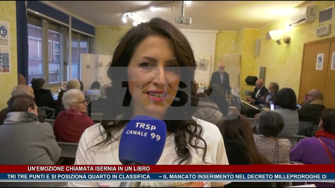 Un'emozione chiamata Isernia in un libro TG NEWS MOLISE DEL 23-02-26 - TRSP -