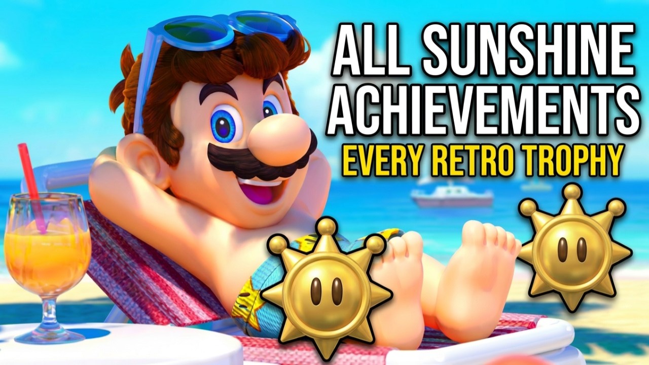 I Got EVERY ACHIEVEMENT in Super Mario Sunshine [RetroAchievements]