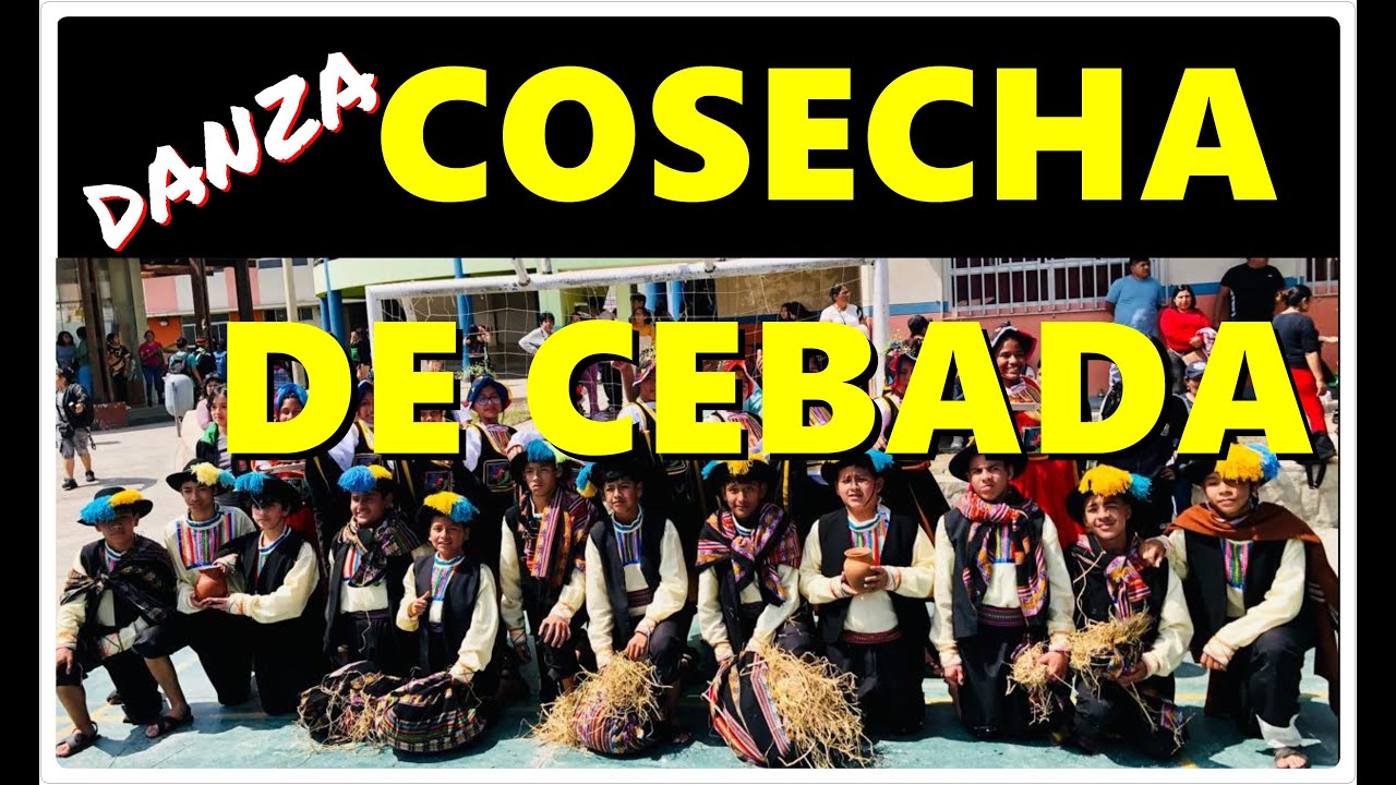 DANZA COSECHA DE CEBADA [ Alumnos de Barranca bailan danza de Moquegua]