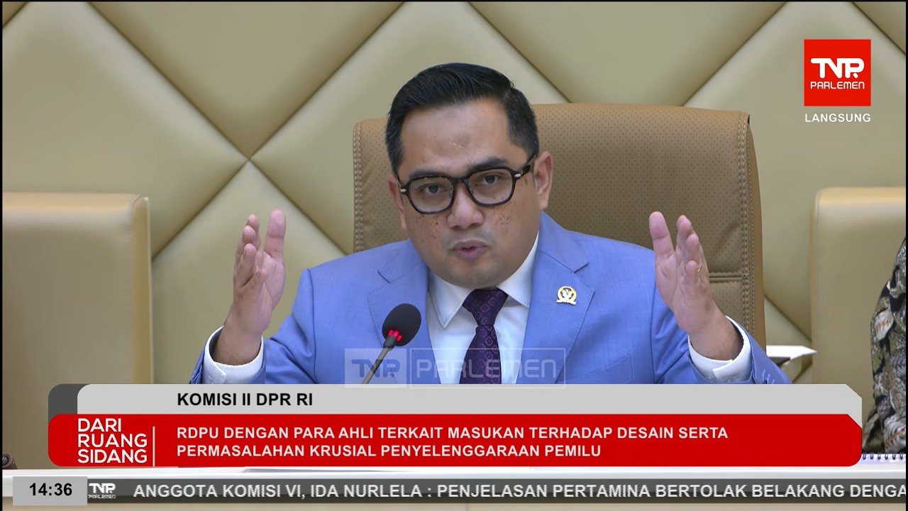LIVE: KOMISI II DPR RI MENERIMA MASUKAN DESAIN SERTA PERMASALAHAN KRUSIAL PENYELENGGARAAN PEMILU