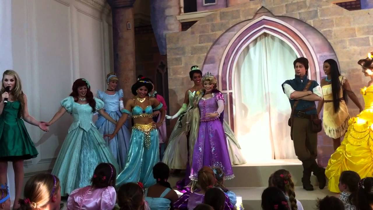 Rapunzel Crowning Disney Princess Celebration
