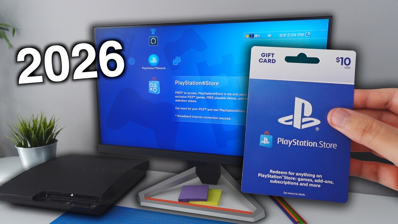 Можно ли еще активировать подарочную карту PlayStation на PS3 в 2026 году?