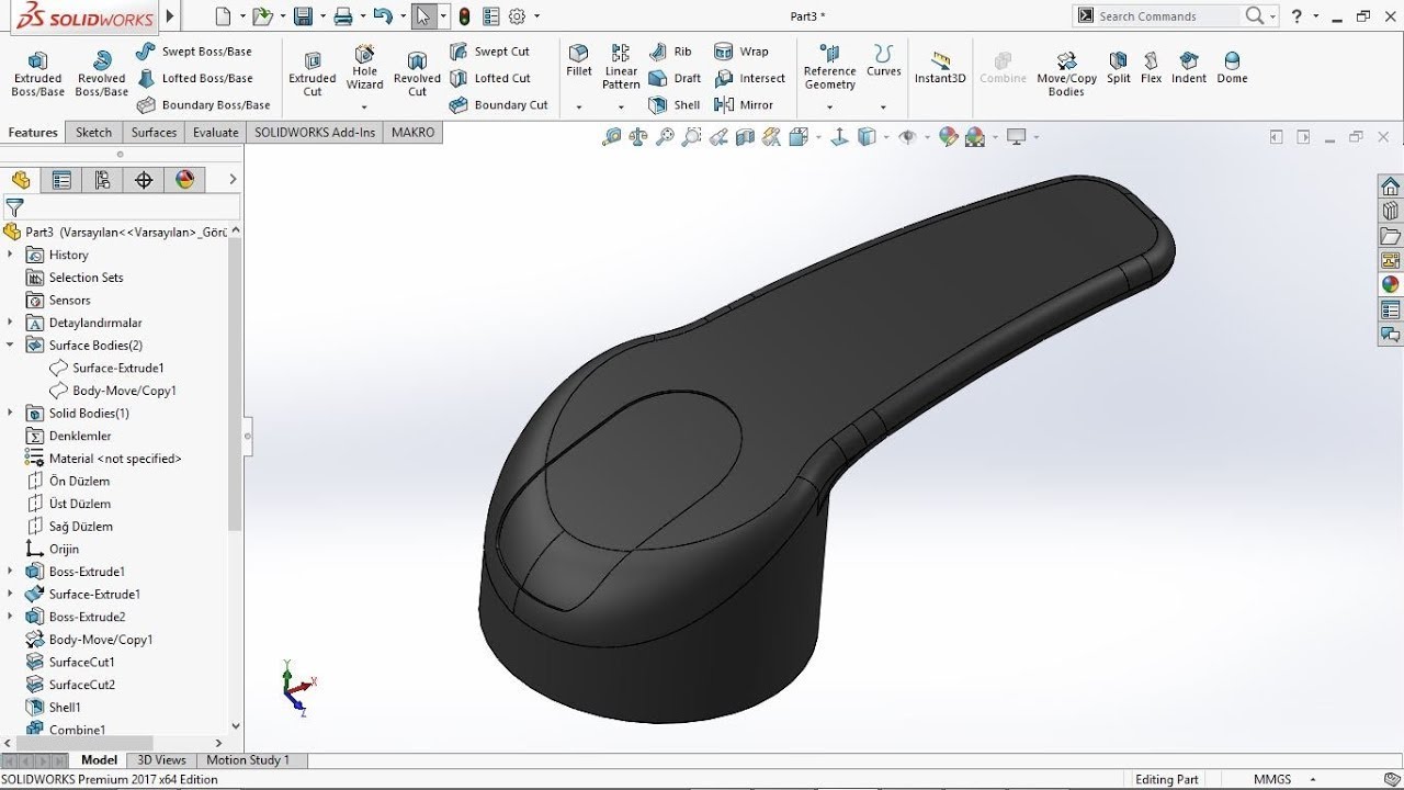 SolidWorks Handle