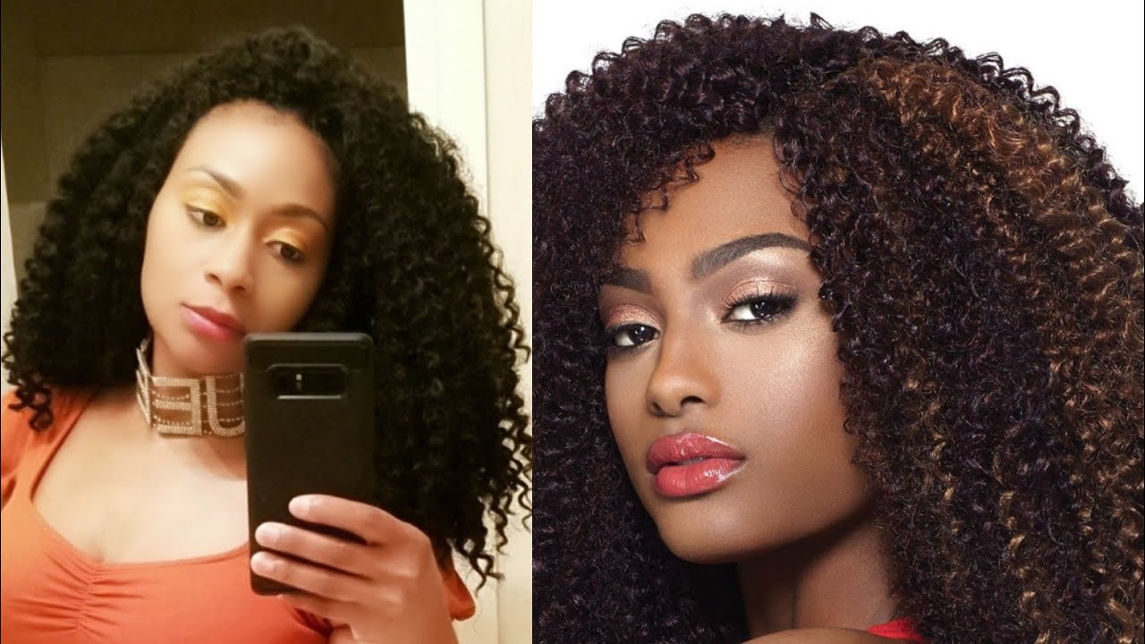 Outre X-Pression Kinky Curl Crochet #protectivestyle #howcrochetstyles