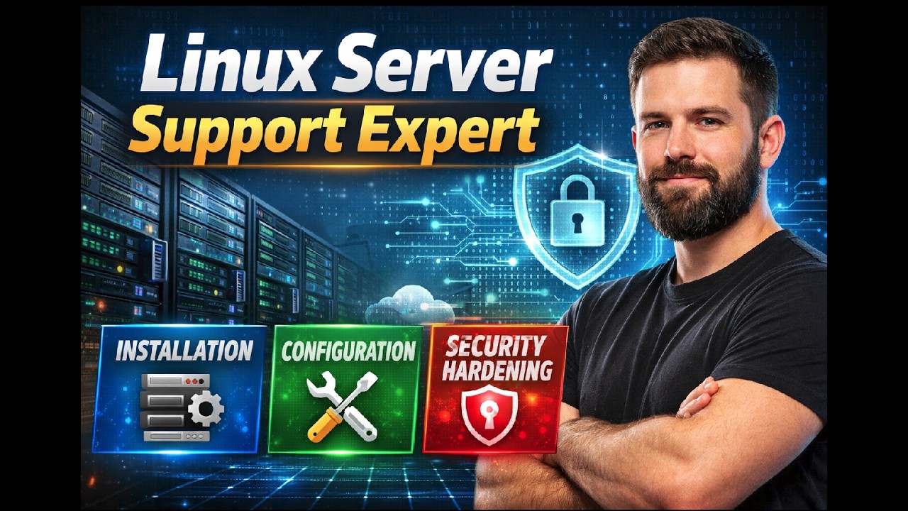 Linux Server Support Expert – Installation, Configuration & Security Hardening