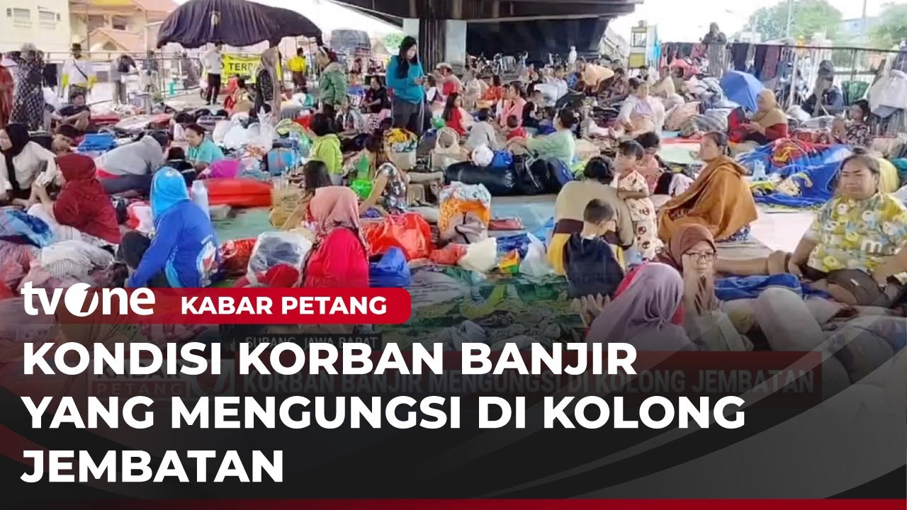 Korban Banjir di Subang Mengungsi di Kolong Jembatan Buntut Banjir Menerjang | Kabar Petang
