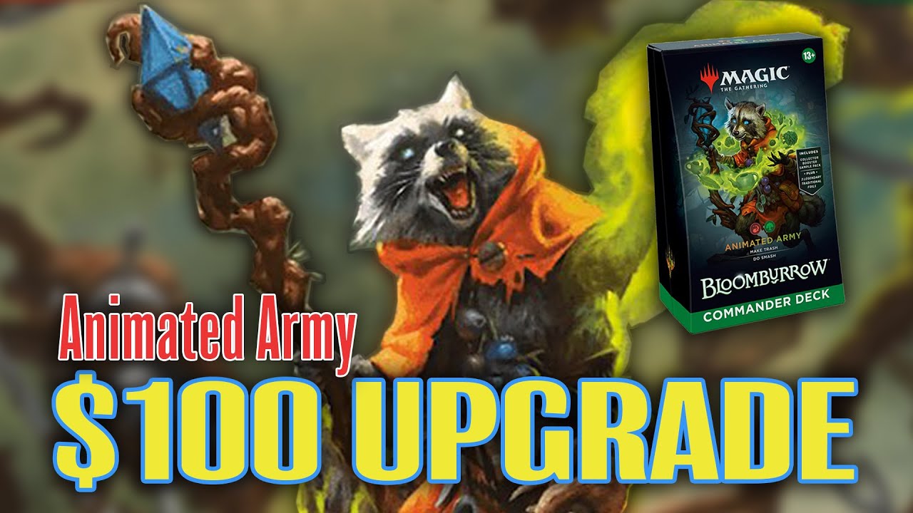 Animated Army Upgrade - Improving the Precon Commander Deck with $100