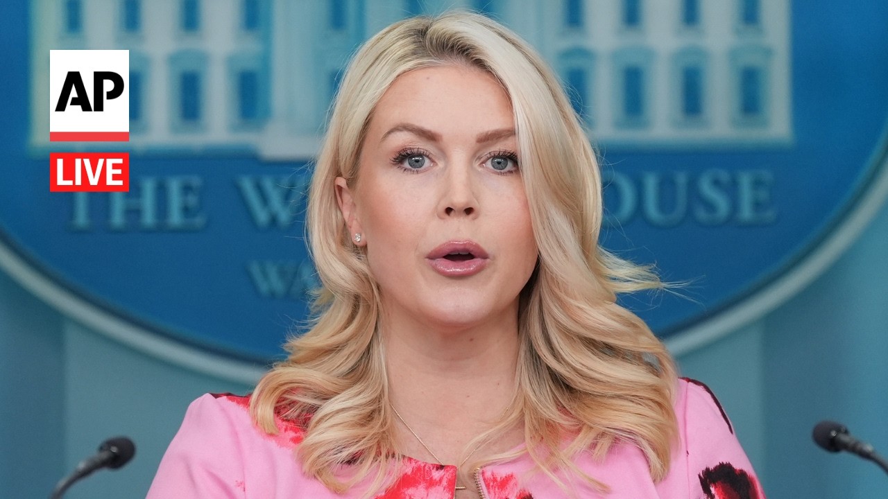 LIVE: White House press briefing with Karoline Leavitt