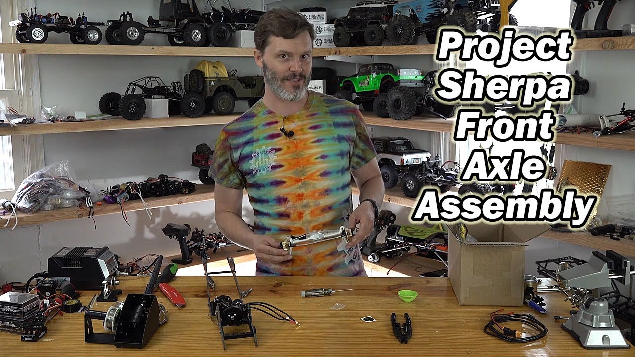 Back To Building - Project Sherpa Supershafty Capra Axle Assembly - Holmes Hobbies