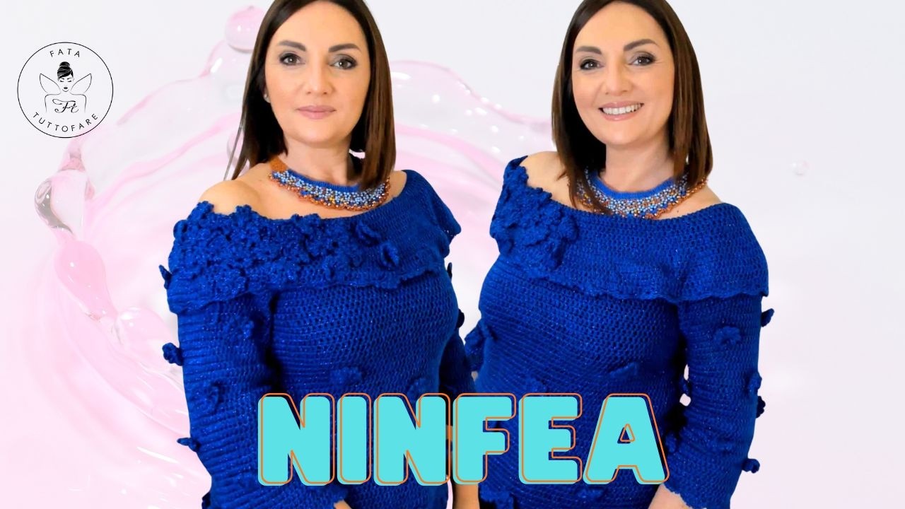 Maglia Ninfea Top Down: Tutorial Uncinetto facile (senza cuciture)