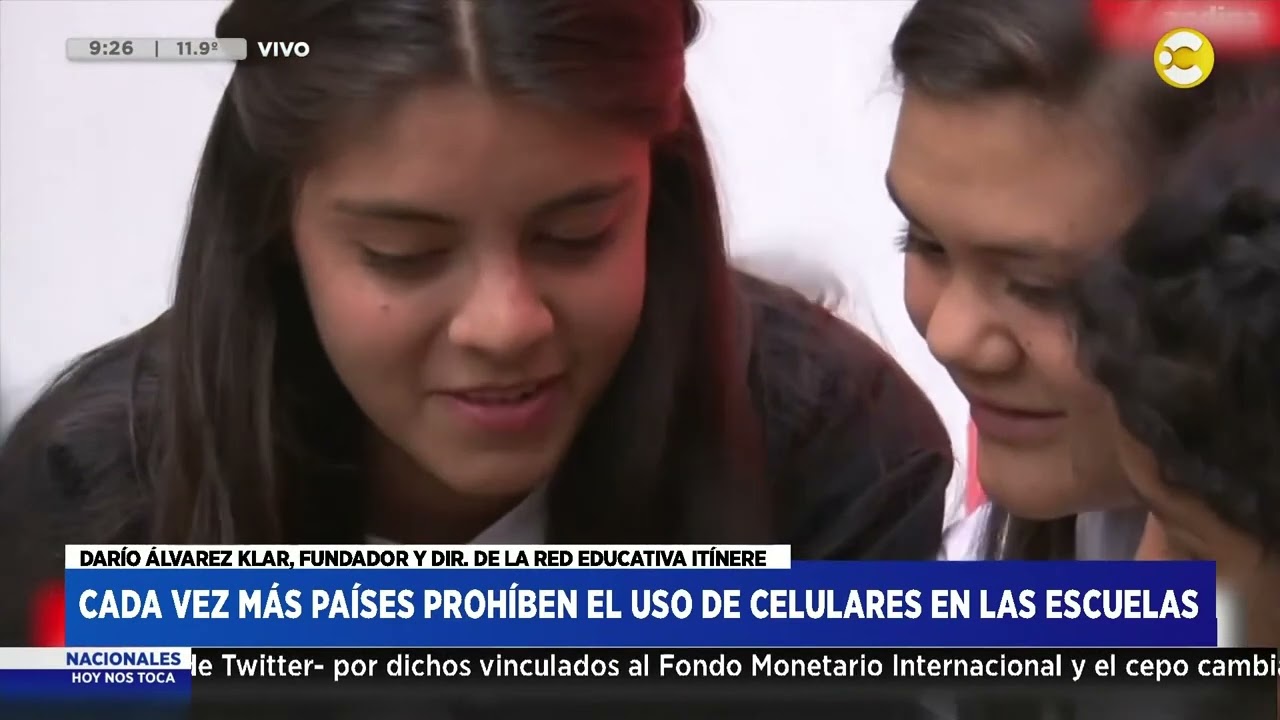 Cada vez m&aacute;s pa&iacute;ses proh&iacute;ben el uso de celulares en las escuelas - Dar&iacute;o &Aacute;lvarez Klar
