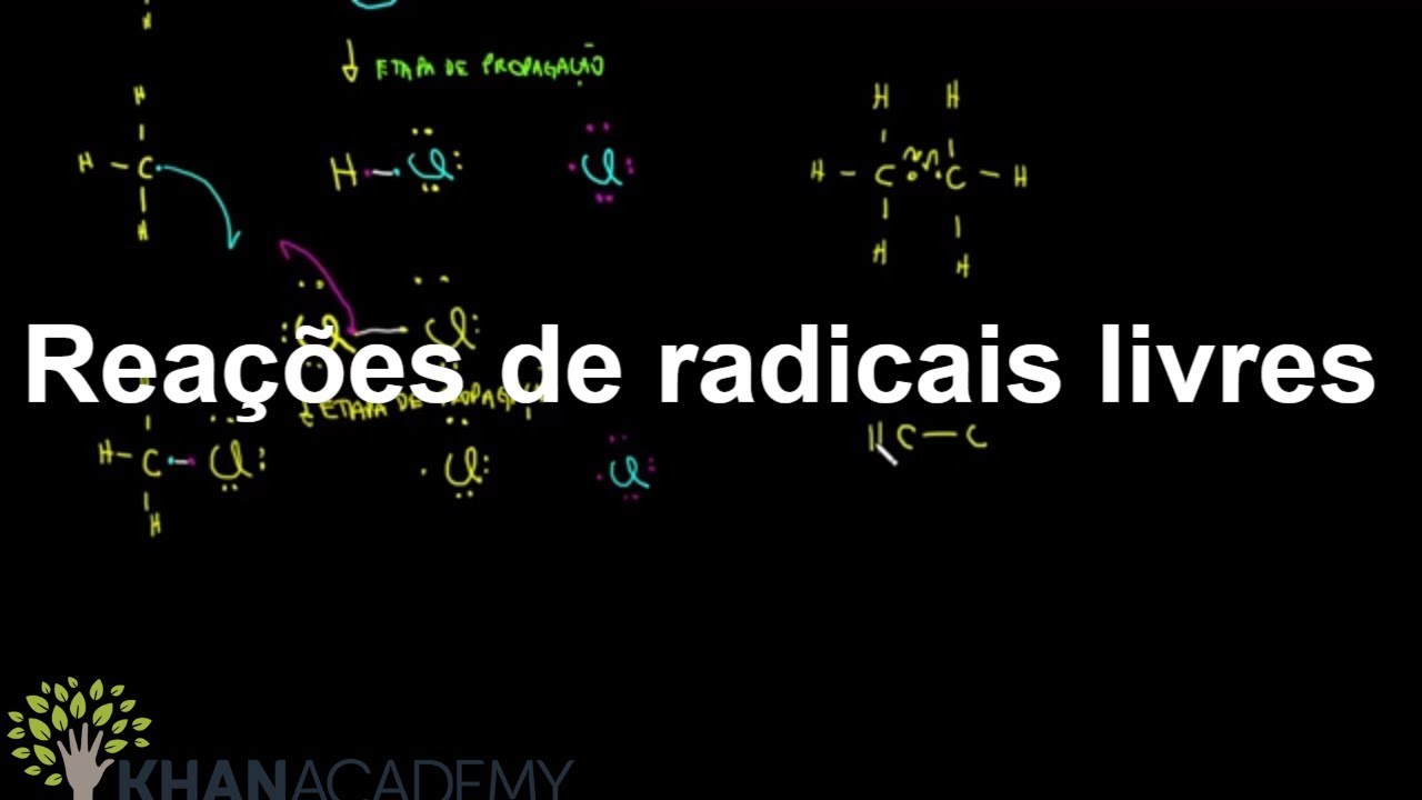 Reações de radicais livres | Química orgânica | Khan Academy