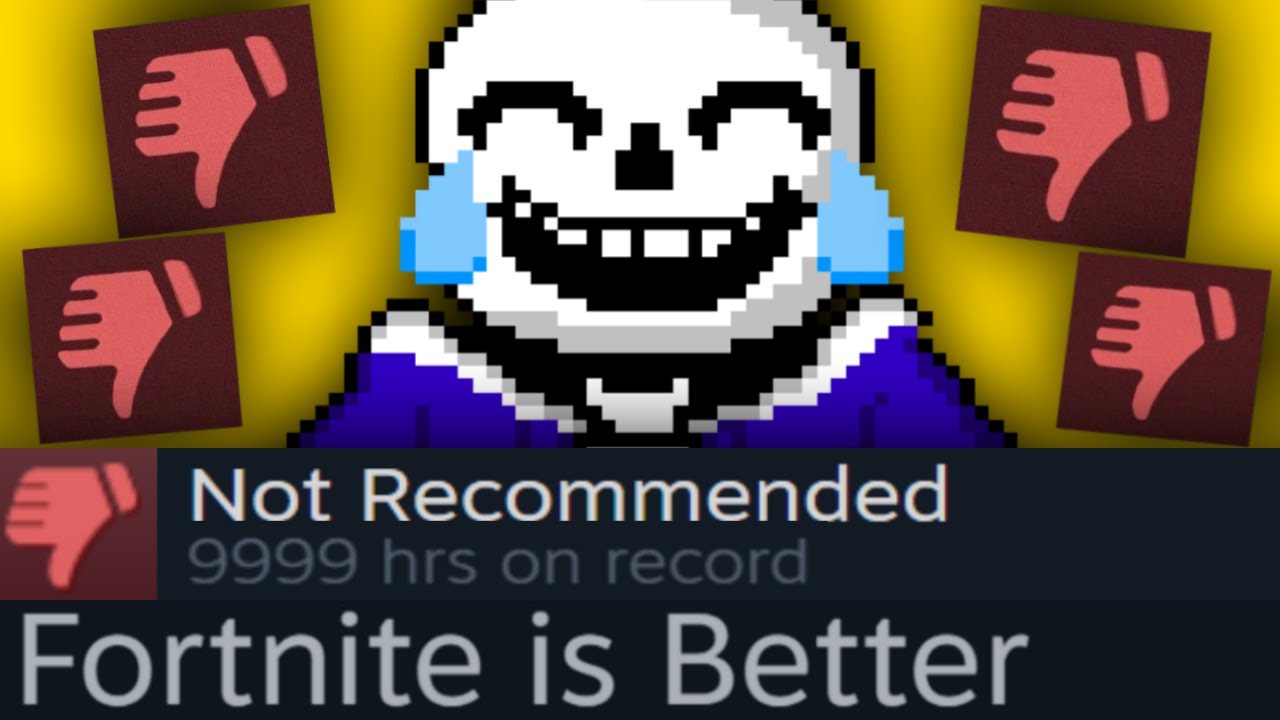 Undertale Negative Reviews are hilarious
