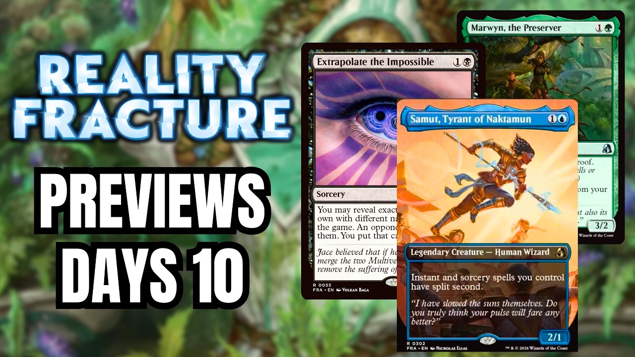 They Saved CRAZY Cards For Last | MTG Reality Fracture Day 9 Previews Spoilers