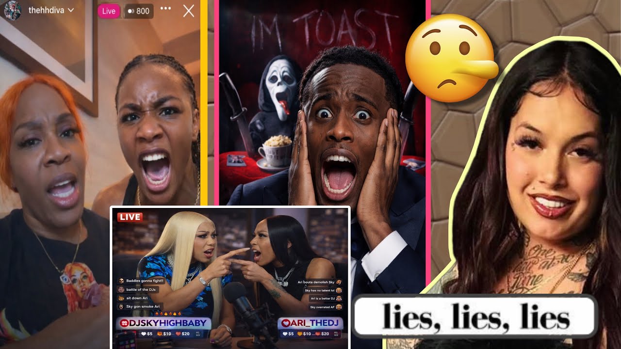Kai cenat RUINED scary Movie 6🤔DjSky replaced by DjAri🍿Cupcake LIED shes trans❓Clarissa Ready😲
