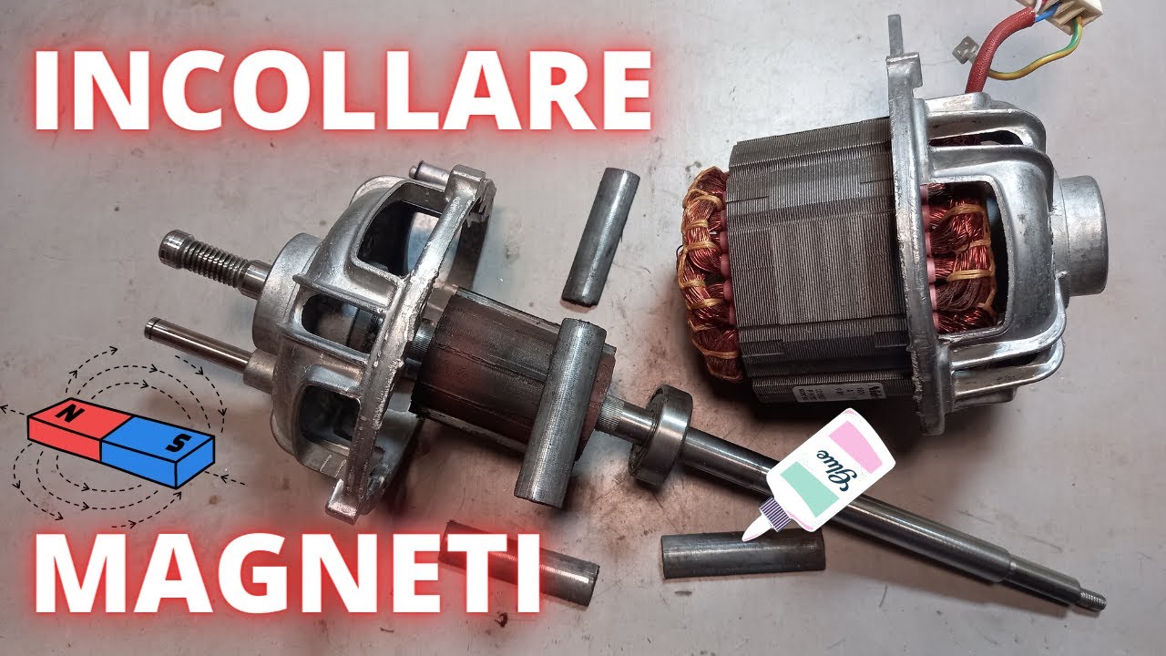 Riparare motore asciugatrice a magneti permanenti