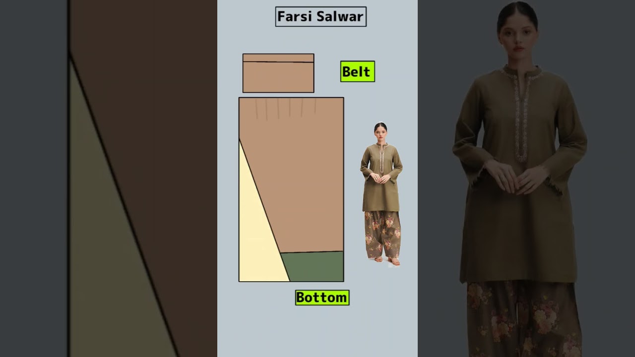 Farsi Salwar drafting #farsisalwar