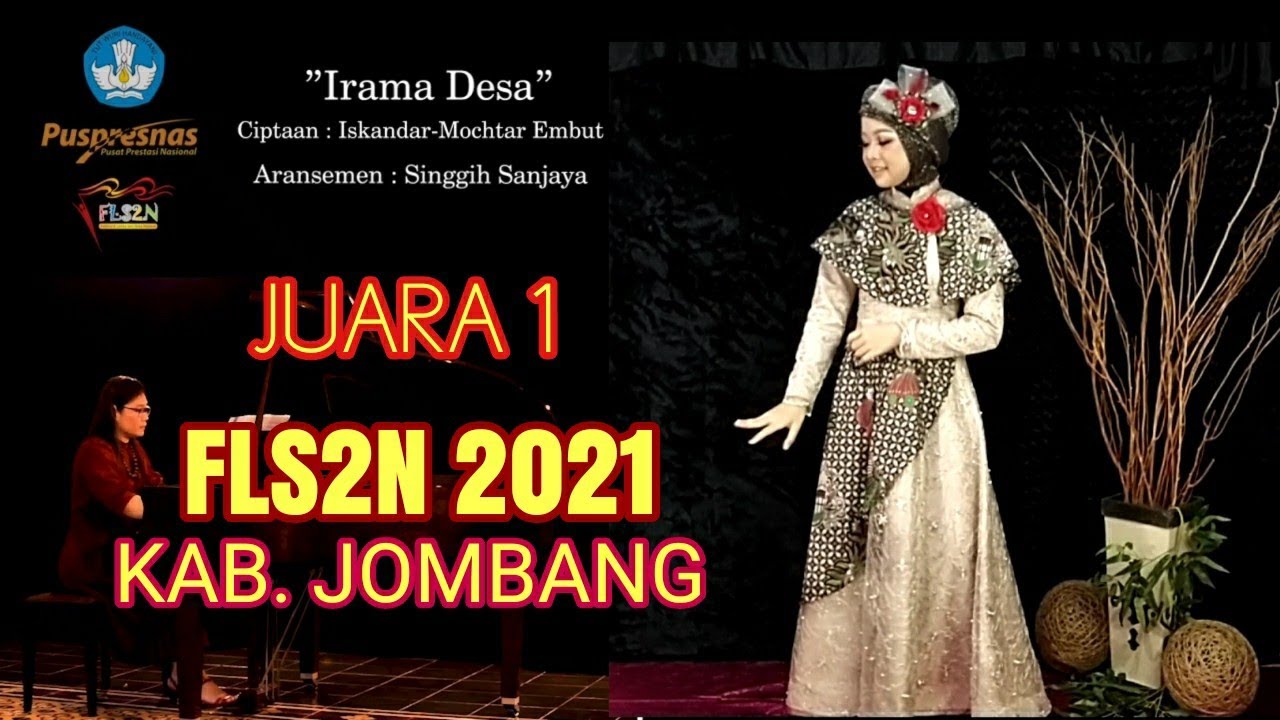 Irama Desa  FLS2N  2021 SD LOMBA MENYANYI TUNGGAL _ KAB. JOMBANG_ Syakiila Safwah