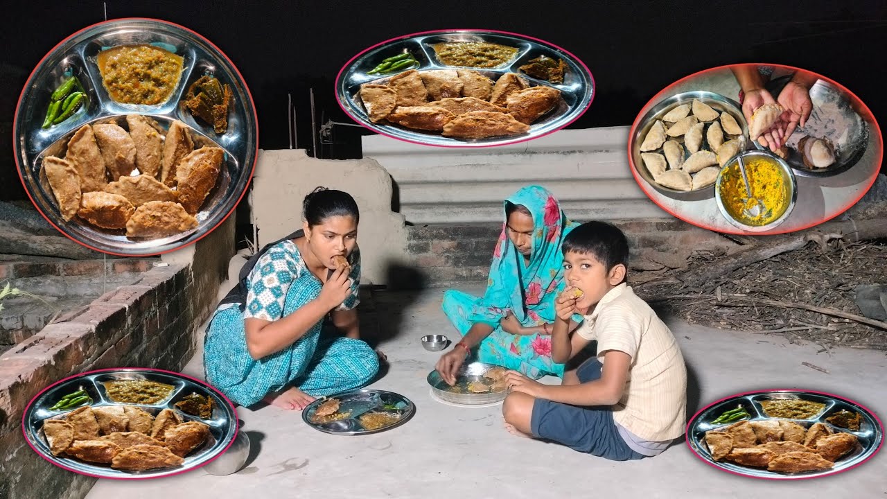 शाम से शुरू होती है हमारी Dinner 🍽️ की तैयारी Village Family Dinner || Village Evening 🌆 Routine