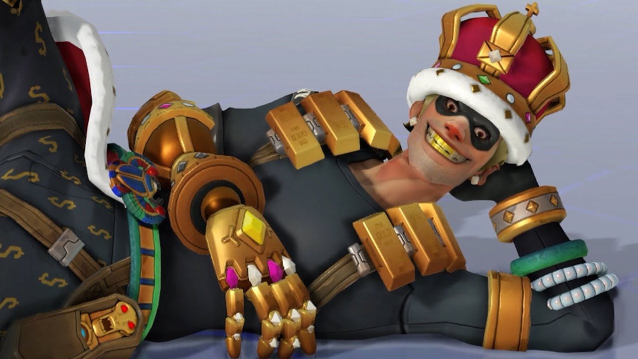 Overwatch - King Jamison Junkrat Skin - Gameplay, Highlight Intros & More!