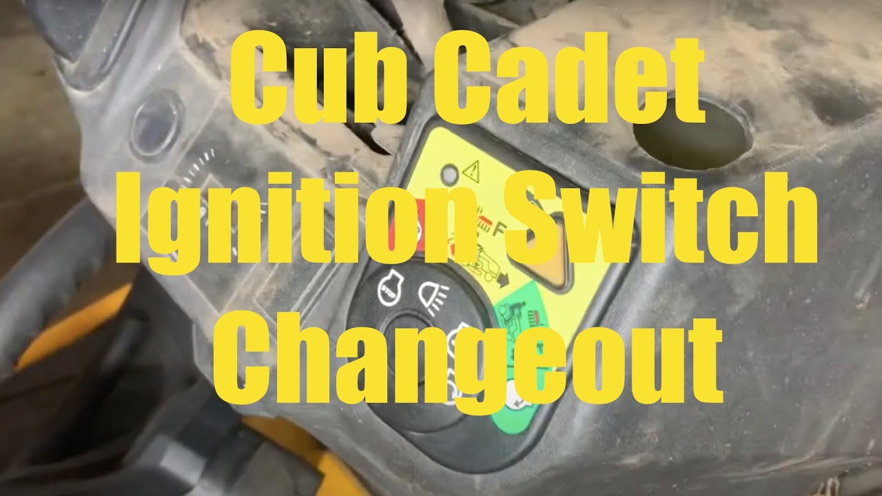 Руководство по замене замка зажигания для самодельной газонокосилки Cub Cadet [Переключатель зажи...