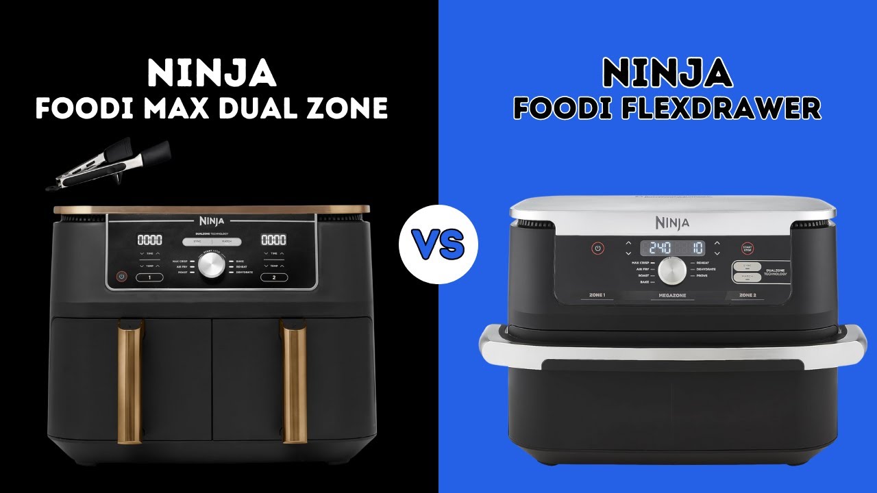 ⭐ NINJA FOODI MAX DUAL ZONE VS NINJA FOODI FLEXDRAWER | COMPARAISON ⭐