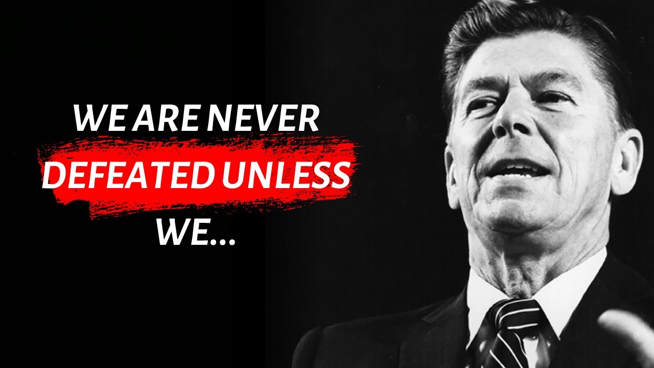 20 Famous Quotes by the 40th President Ronald Reagan | Motivational Quotes | Books Library