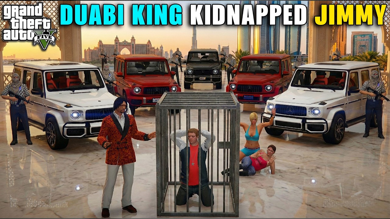 DUBAI KING CAPTURED JIMMY FAMILY | GTA 5