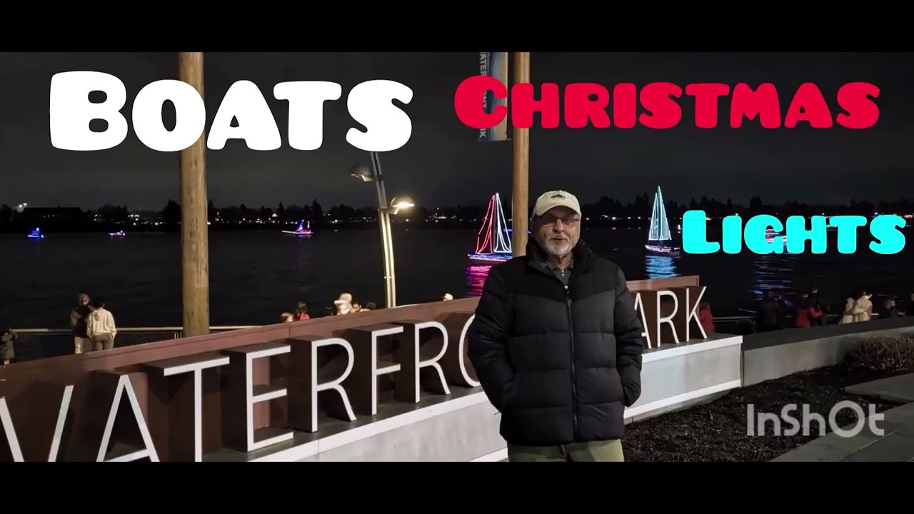 Waterfront boat lights @ Columbia river