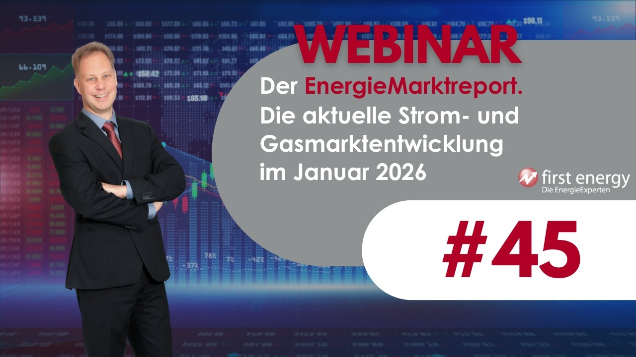 Der EnergieMarkt im Januar 2026 - Die aktuelle Strompreis- und Gaspreisentwicklung