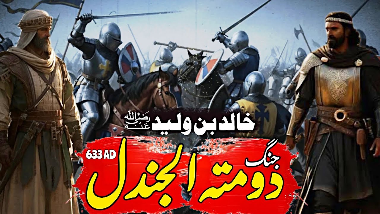 Battle of Dumat al-Jandal 633 AD | Khalid bin Walid RA’s Fearless Victory | Muslims vs Romans |