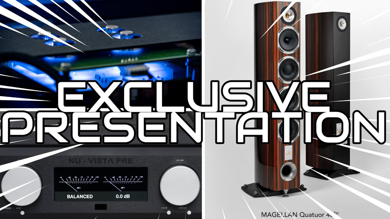 Triangle MAGELLAN Quatuor 40th Anniversary Musical Fidelity NU-VISTA Exclusive Event