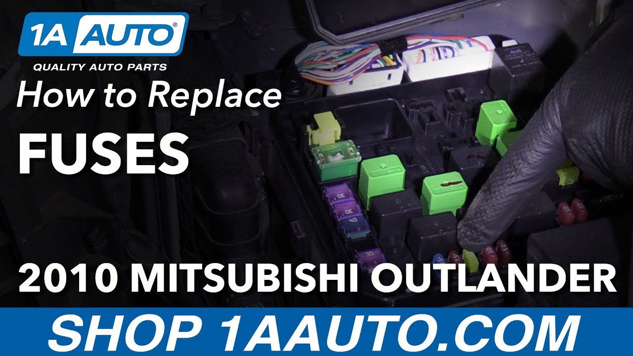 How to Replace Fuses 07-13 Mitsubishi Outlander