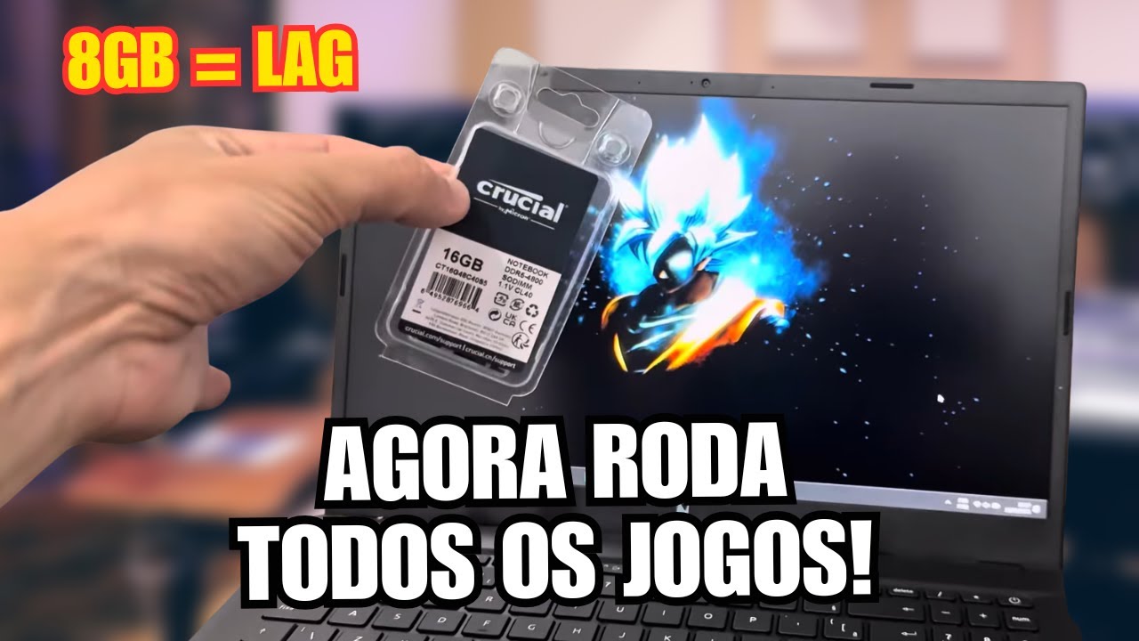 Acer Nitro V15 – Upgrade de memória RAM + SSD NVMe (Passo a Passo + Resultados)