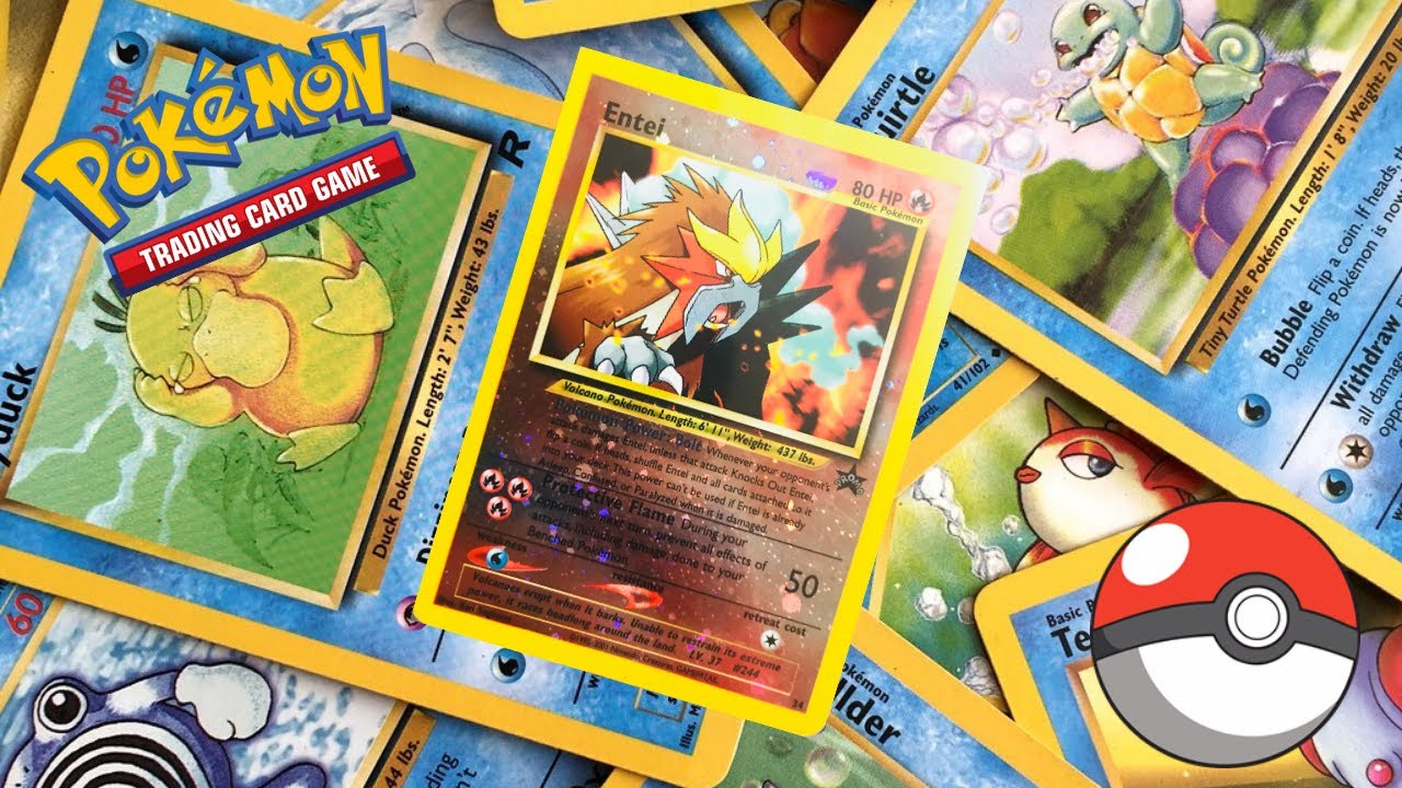 Entei Black Star Promo Card