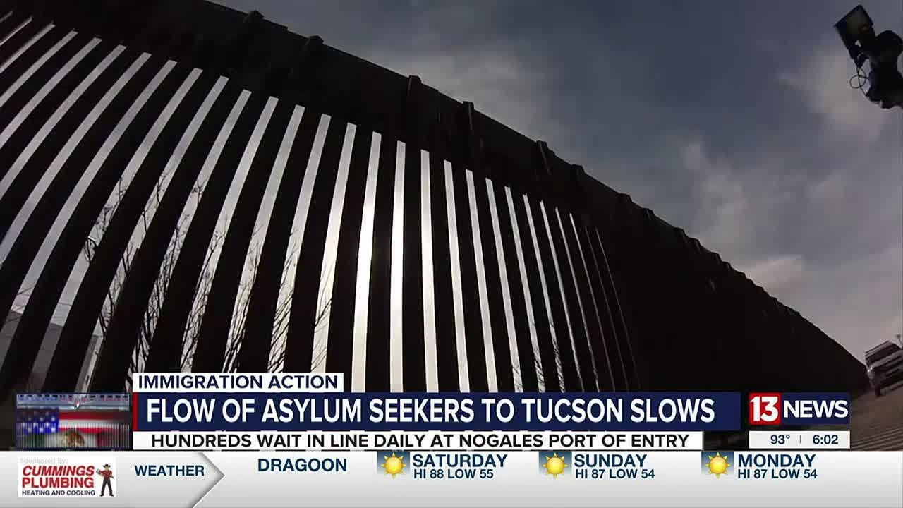 The US/Mexican border is quiet now but the fear is, it could change quickly