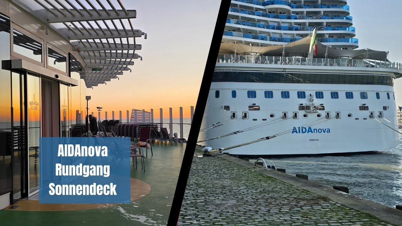 AIDAnova Sonnendeck & Poolbar