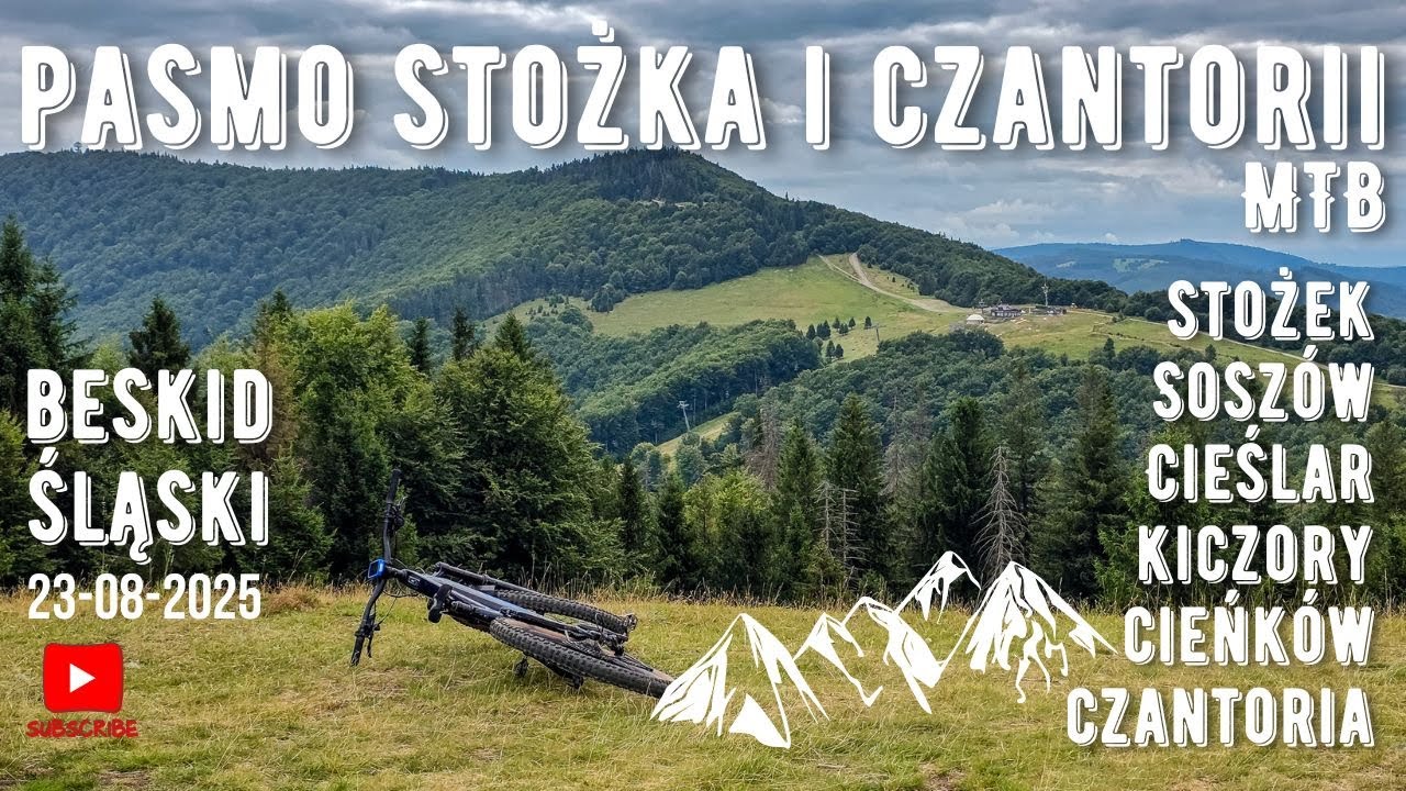 Beskidy MTB: Pasmo Stożka i Czantorii eMTB, Czantoria, Stożek, Soszów, Kiczory, Cieślar
