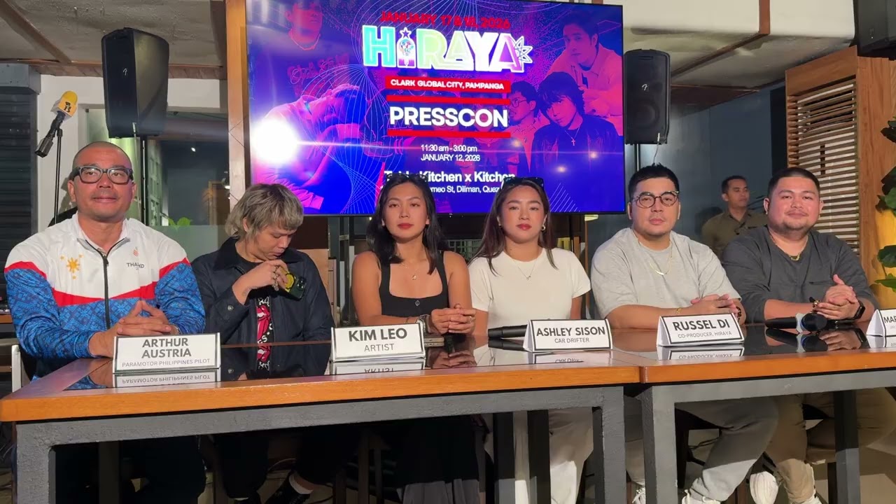 1st HIRAYA Night Sky Festival 2026 at Clark Global City, Pampanga on January 17-18 (Presscon Part 2)