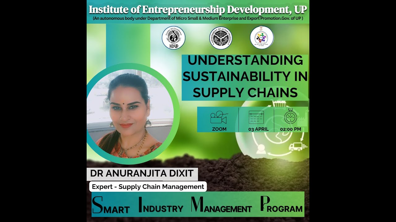 SCM (3 April) Understanding Sustainability in Supply Chains