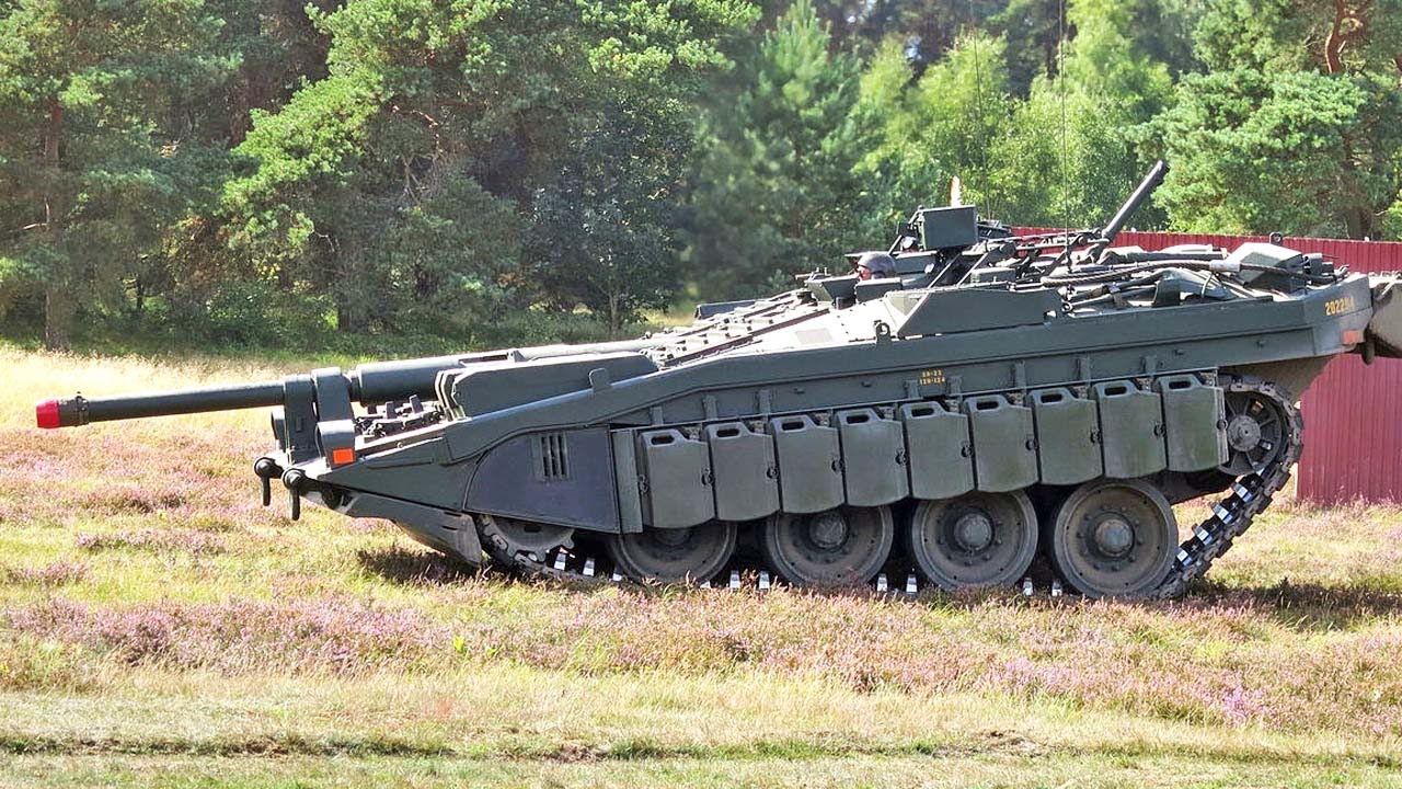 Танк, направленный вниз — шведский танк S — Stridsvagn 103