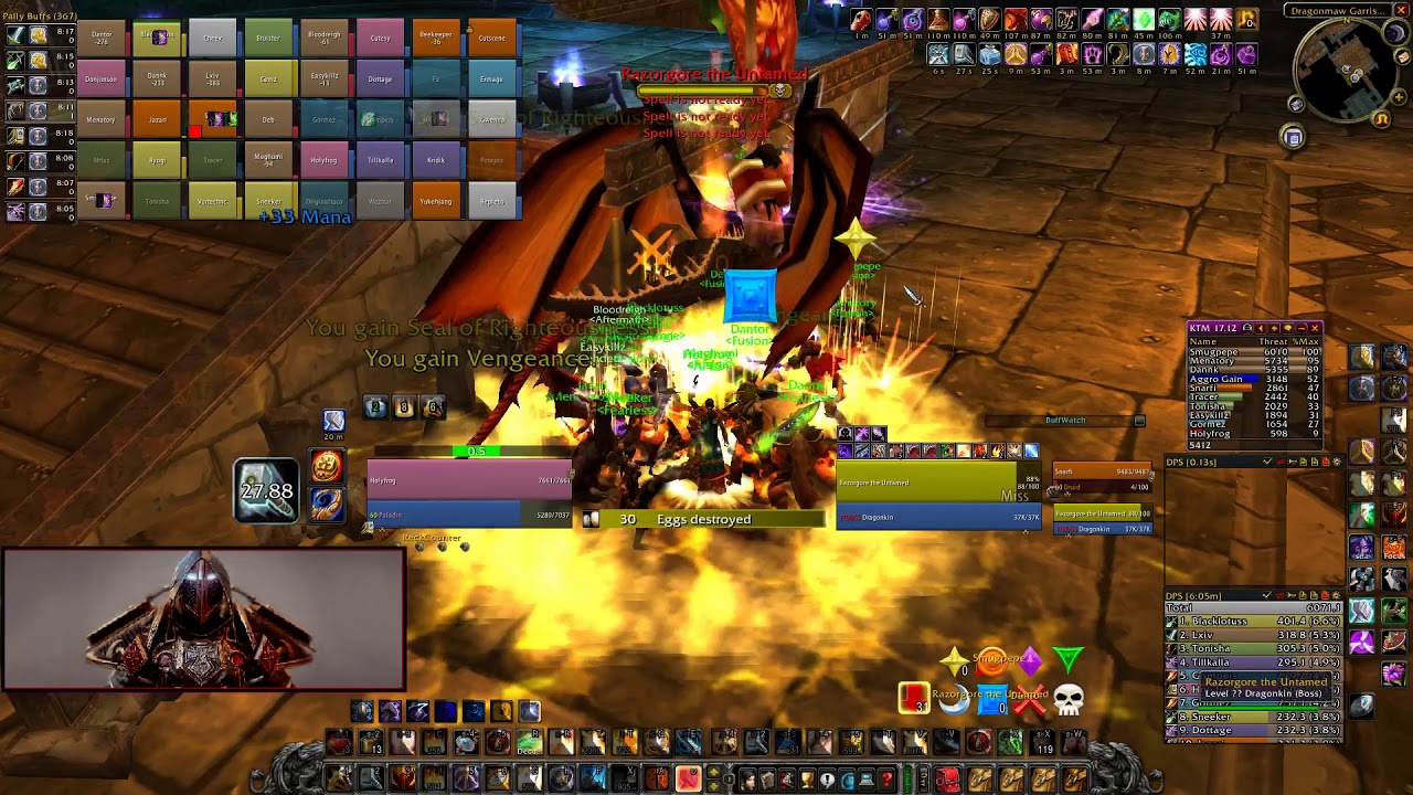 Blackwing Lair - Spelladin - Razorgore and Nefarian