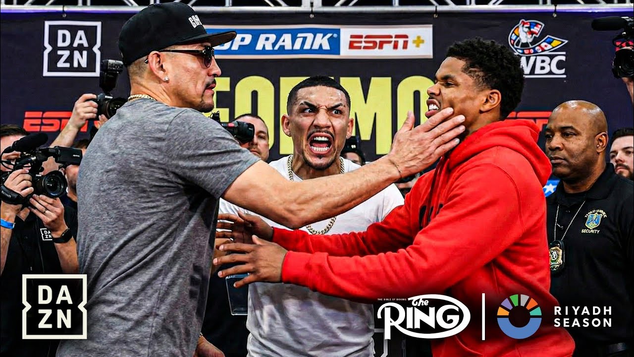 CHAOS at Press Conference: Teofimo Lopez Sr CLASHES With Shakur Stevenson!