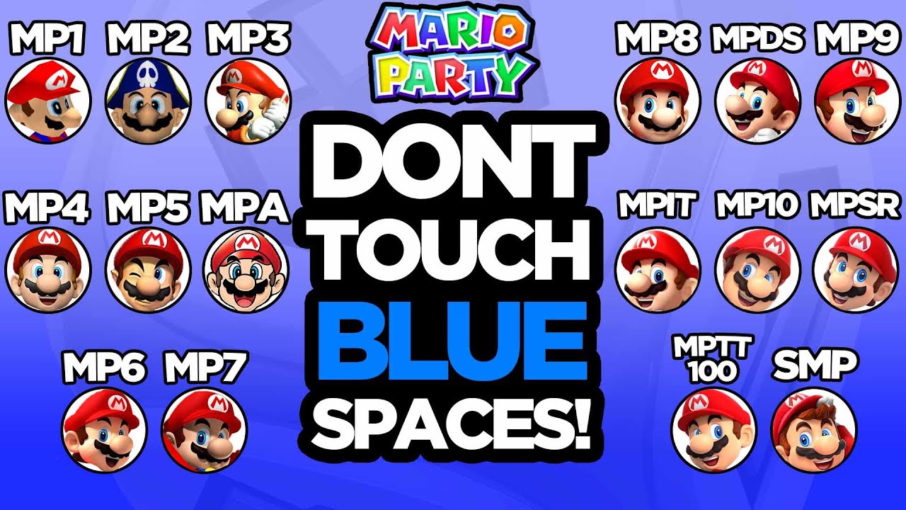 КАЖДАЯ ИГРА ДЛЯ ВЕЧЕРИНКИ MARIO: Испытание «Не трогай синие пространства»!