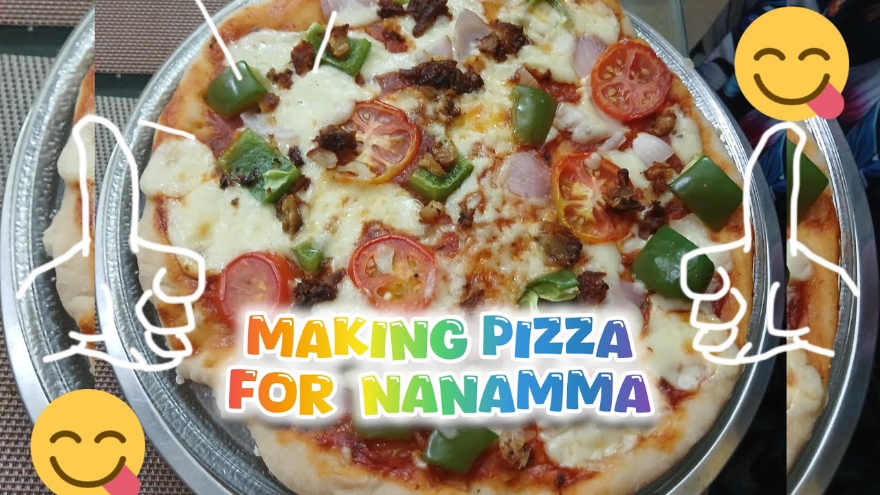 Tasty homemade pizza 🍕 for nanamma #tasty #nanamma's magic  