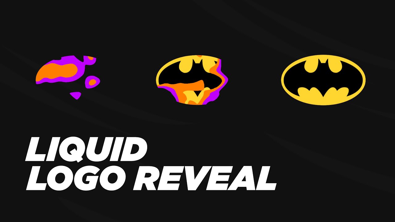 Minimal Liquid Logo Reveal Animation - After Effects Tutorial - Easy Tutorial