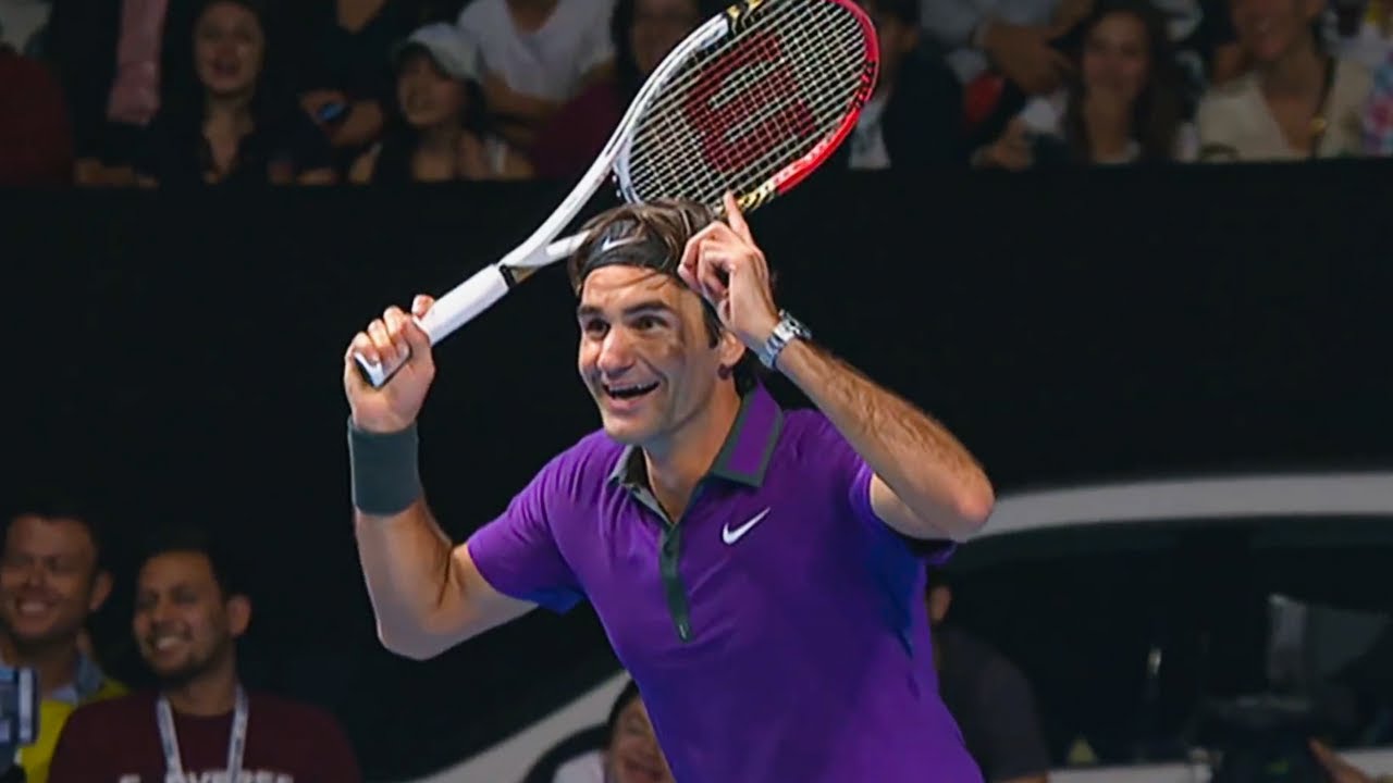 Roger Federer Entertaining EVERYONE for 30 Minutes | Maestro Performance (Thank you, Roger)